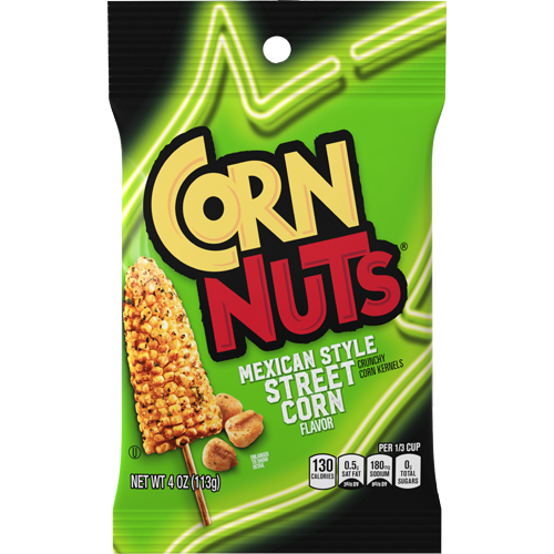 CORN NUTS Mexican Style Street Corn 4 oz package.