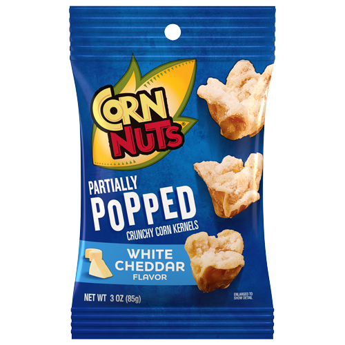 Partially Popped White Cheddar